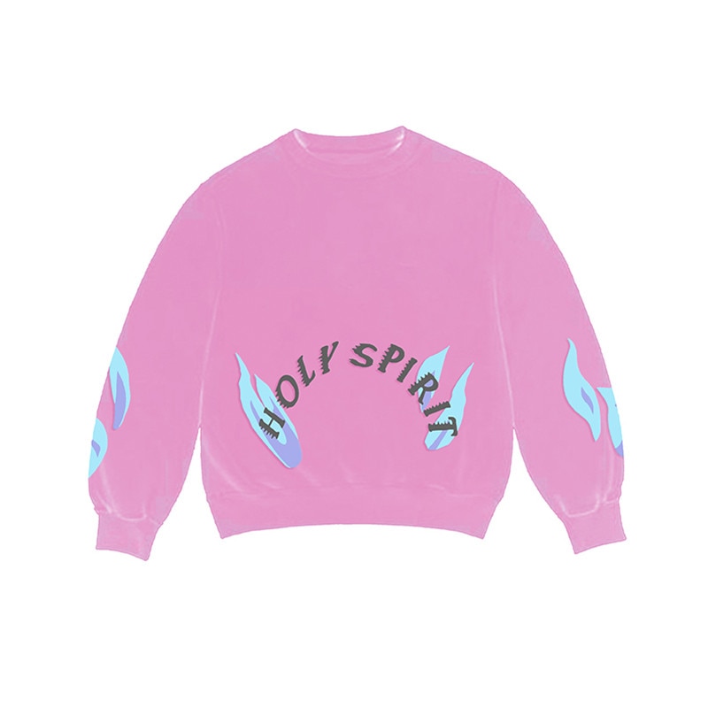 Kanye West Sunday Service Holy Spirit Pink Sweatshirt