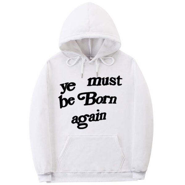 Ye Must Be Born Again White Kids See Ghosts Sweatshirt Hoodie