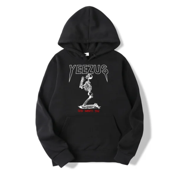 Essential Men Yeezus Tour Hip Hop Rap Kanye West God Wants You Hoodie Sweatshirts Graphic Hoodies